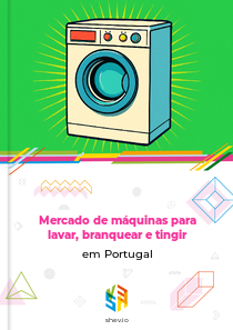 Mercado de máquinas para lavar, branquear e tingir em Portugal