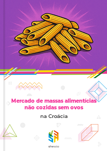 Mercado de massas alimentícias não cozidas sem ovos na Croácia