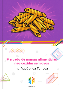 Mercado de massas alimentícias não cozidas sem ovos na República Tcheca