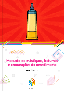 Mercado de mástiques, betumes e preparações de revestimento na Itália