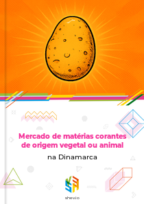 Mercado de matérias corantes de origem vegetal ou animal na Dinamarca