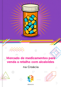 Mercado de medicamentos para venda a retalho com alcaloides na Croácia