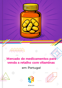 Mercado de medicamentos para venda a retalho com vitaminas em Portugal