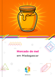 Mercado de mel em Madagascar