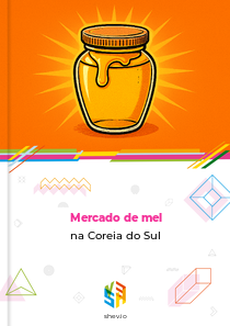 Mercado de mel na Coreia do Sul