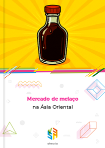 Mercado de melaço na Ásia Oriental