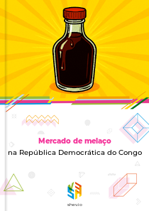 Mercado de melaço na República Democrática do Congo
