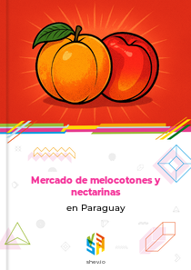 Mercado de melocotones y nectarinas en Paraguay