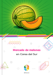 Mercado de melones en Corea del Sur