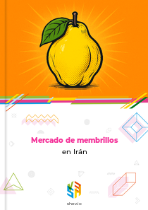 Mercado de membrillos en Irán
