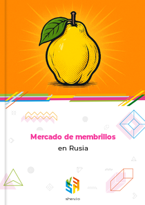 Mercado de membrillos en Rusia
