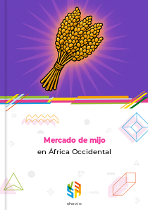 Mercado de mijo en África Occidental