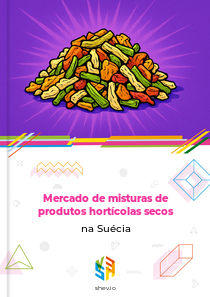 Mercado de misturas de produtos hortícolas secos na Suécia