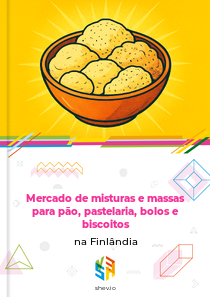 Mercado de misturas e massas para pão, pastelaria, bolos e biscoitos na Finlândia