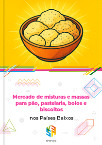 Mercado de misturas e massas para pão, pastelaria, bolos e biscoitos nos Países Baixos