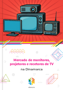 Mercado de monitores, projetores e recetores de TV na Dinamarca