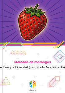 Mercado de morangos na Europa Oriental (incluindo Norte da Ásia)