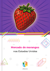 Mercado de morangos nos Estados Unidos