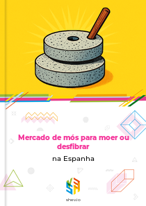 Mercado de mós para moer ou desfibrar na Espanha