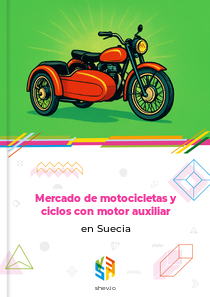 Mercado de motocicletas y ciclos con motor auxiliar en Suecia