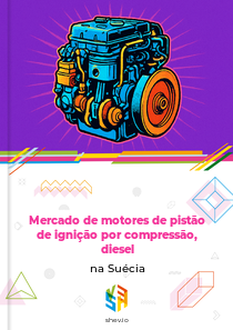 Mercado de motores de pistão de ignição por compressão, diesel na Suécia