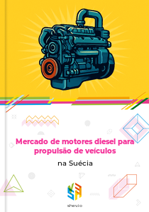 Mercado de motores diesel para propulsão de veículos na Suécia