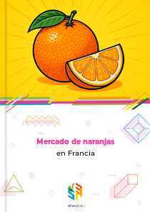 Mercado de naranjas en Francia
