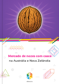 Mercado de nozes com casca na Austrália e Nova Zelândia