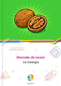 Mercado de nozes na Geórgia