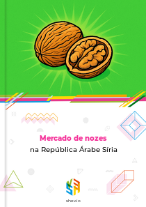 Mercado de nozes na República Árabe Síria