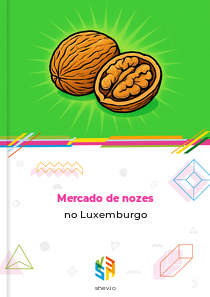Mercado de nozes no Luxemburgo