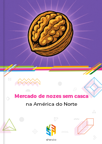 Mercado de nozes sem casca na América do Norte