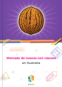Mercado de nueces con cáscara en Australia