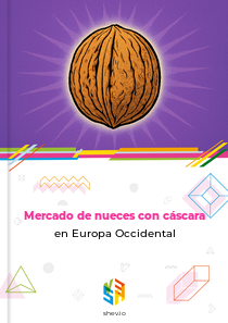 Mercado de nueces con cáscara en Europa Occidental