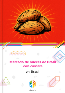 Mercado de nueces de Brasil con cáscara en Brasil