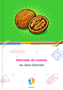 Mercado de nueces en Asia Oriental