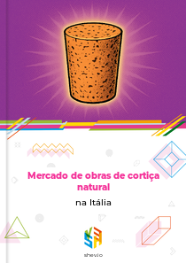 Mercado de obras de cortiça natural na Itália