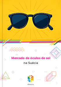 Mercado de óculos de sol na Suécia