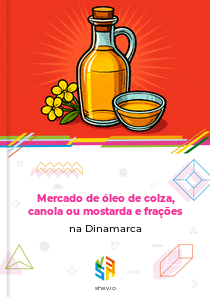 Mercado de óleo de colza, canola ou mostarda e frações na Dinamarca