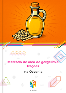 Mercado de óleo de gergelim e frações na Oceania