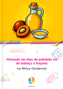 Mercado de óleo de palmiste ou de babaçu e frações na África Ocidental