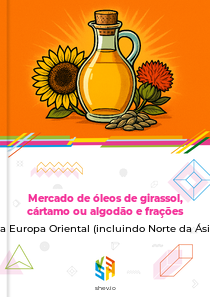Mercado de óleos de girassol, cártamo ou algodão e frações na Europa Oriental (incluindo Norte da Ásia)