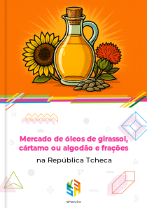 Mercado de óleos de girassol, cártamo ou algodão e frações na República Tcheca
