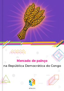 Mercado de painço na República Democrática do Congo