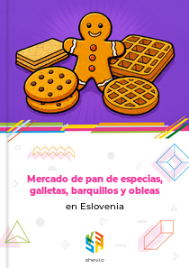 Mercado de pan de especias, galletas, barquillos y obleas en Eslovenia