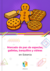 Mercado de pan de especias, galletas, barquillos y obleas en Estonia