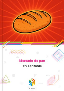 Mercado de pan en Tanzania