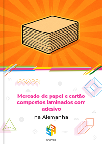 Mercado de papel e cartão compostos laminados com adesivo na Alemanha