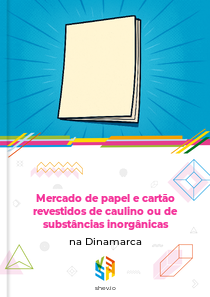 Mercado de papel e cartão revestidos de caulino ou de substâncias inorgânicas na Dinamarca