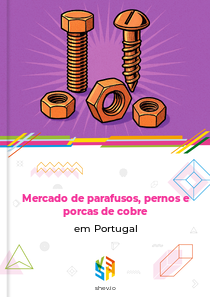 Mercado de parafusos, pernos e porcas de cobre em Portugal